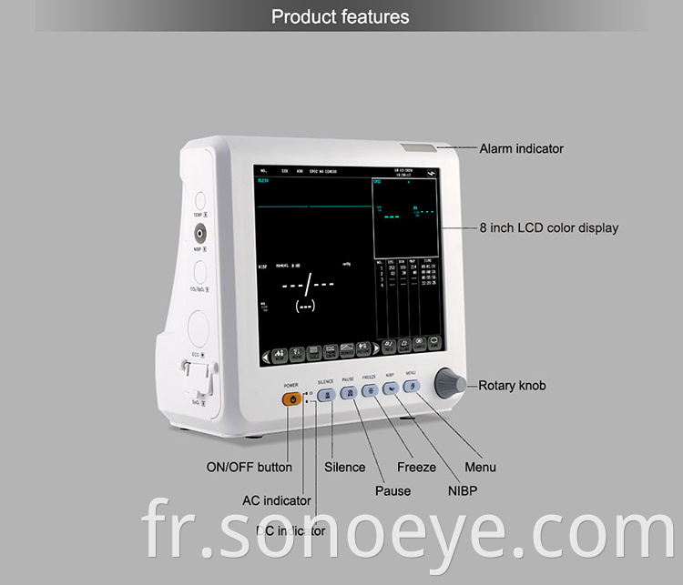 Vital signs monitor 8inch